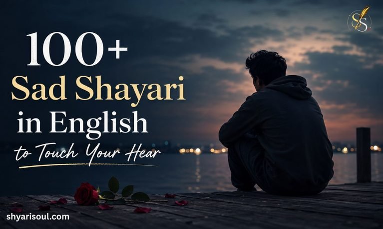 100+ Sad Shayari in English to Touch Your Hear