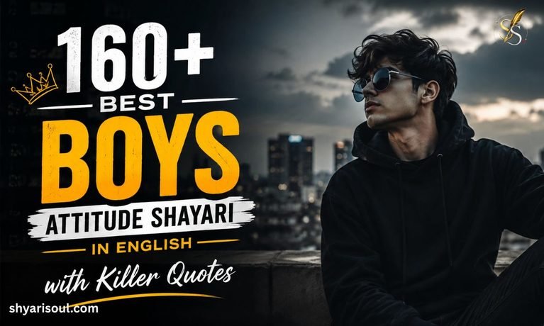 160+ Best Boys Attitude Shayari in English with Killer Quotes