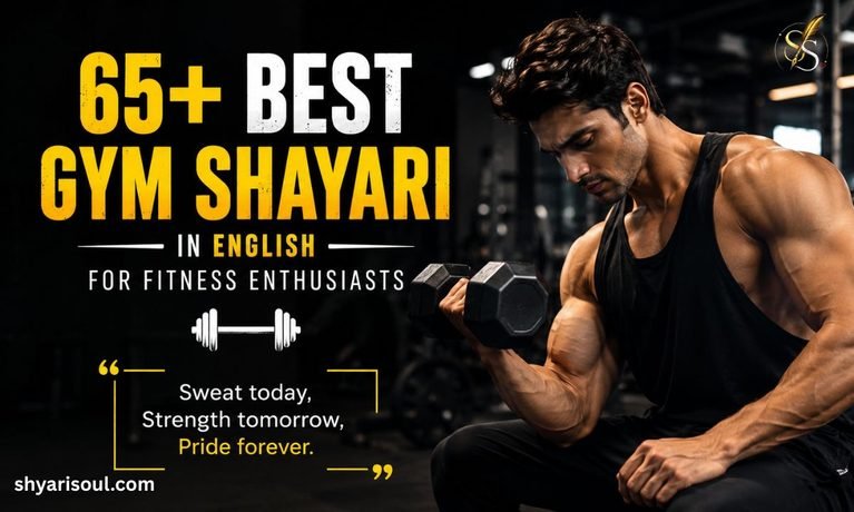 65+ Best Gym Shayari in English for Fitness Enthusiasts