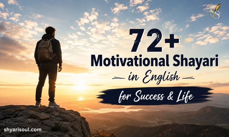72+ Motivational Shayari in English for Success & Life