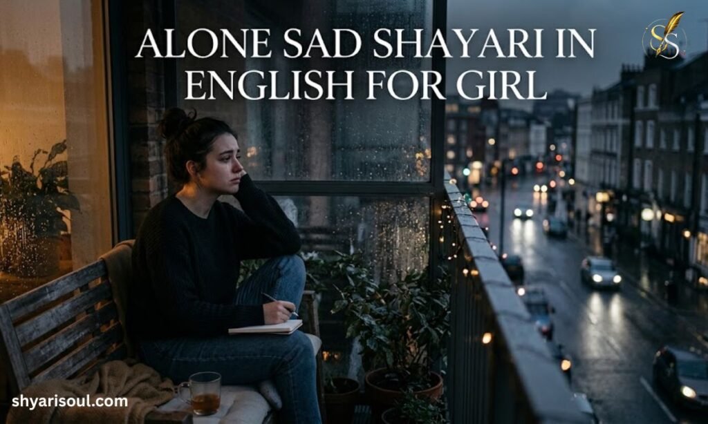 Alone Sad Shayari in English For Girl