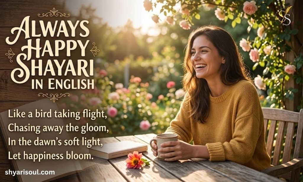 Always Happy Shayari in English