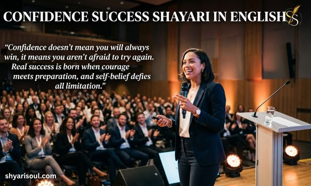 Confidence Success Shayari in English