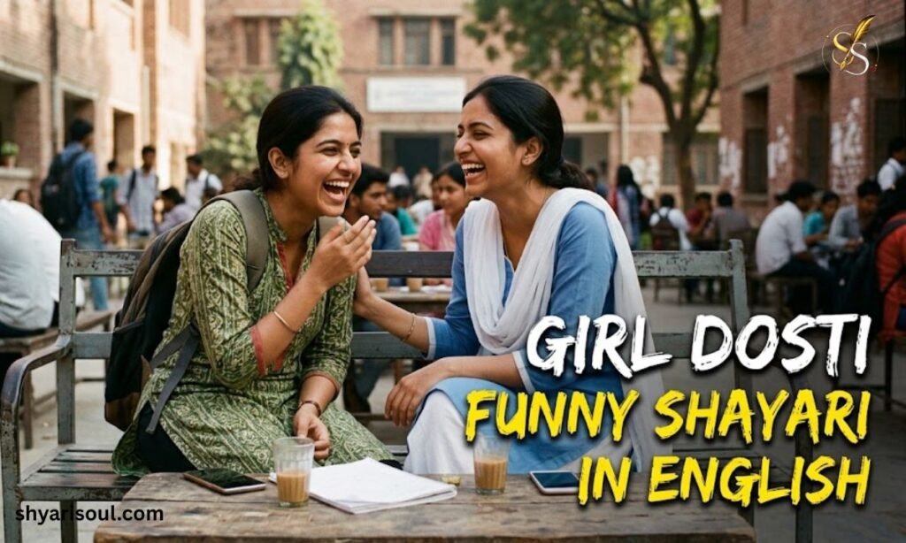 Girl Dosti Funny Shayari in English