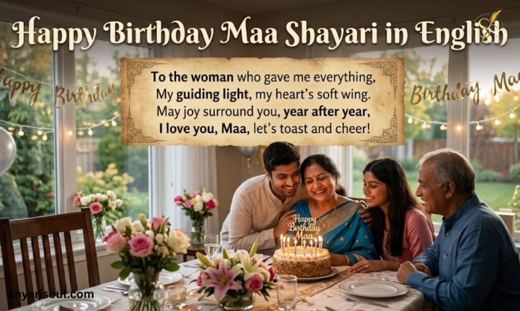 Happy Birthday Maa Shayari in English