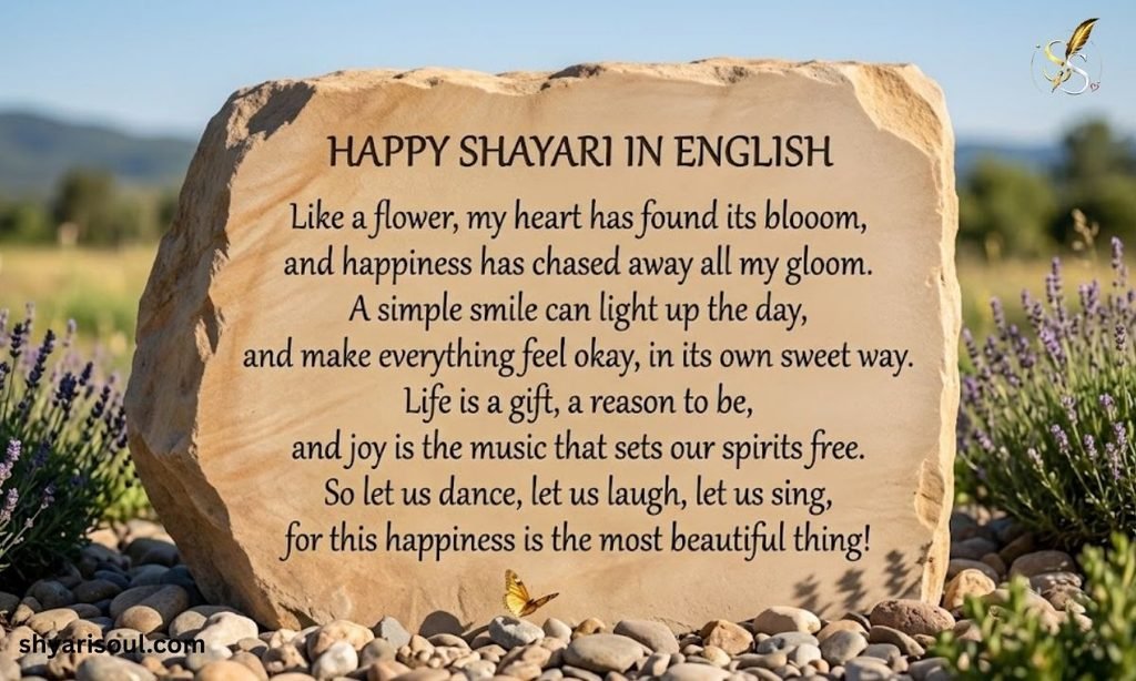 Happy Shayari in English