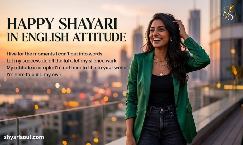 Happy Shayari in English Attitude