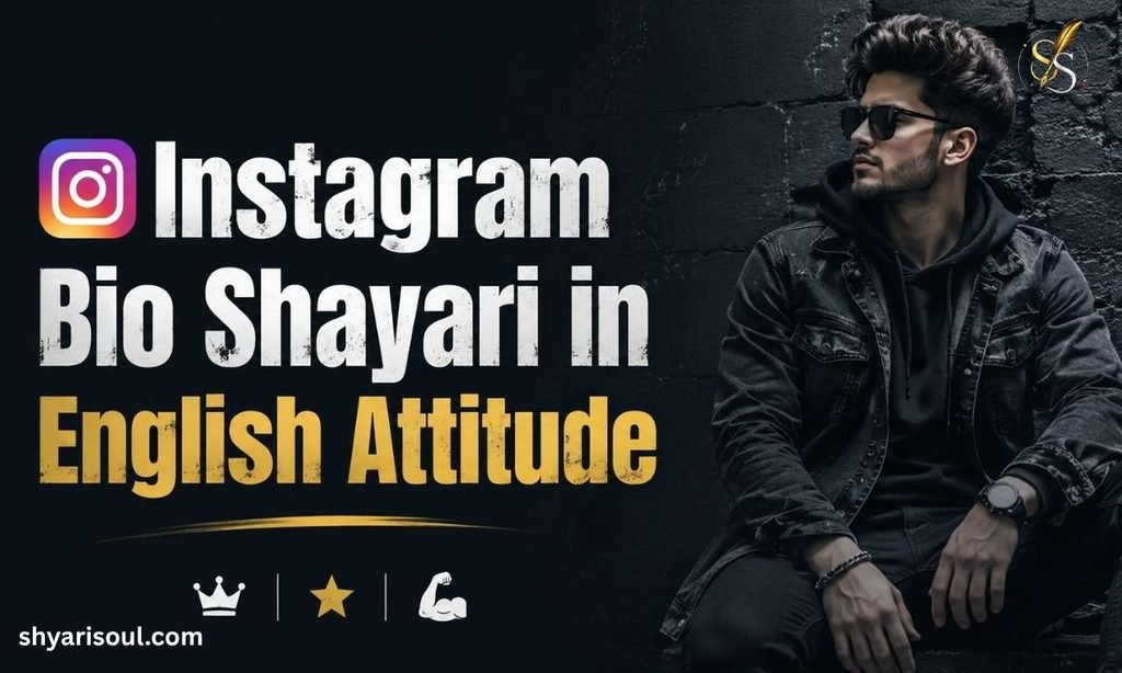Instagram Bio Shayari in English Attitude