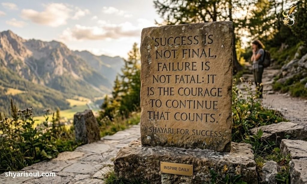 Motivational Shayari in English For Success