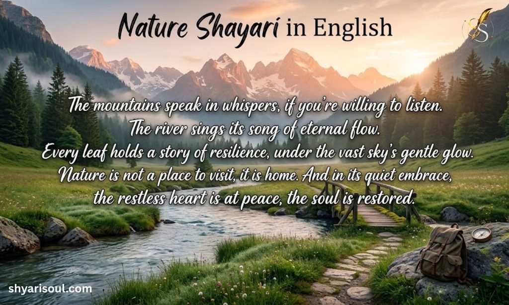 Nature Shayari in English