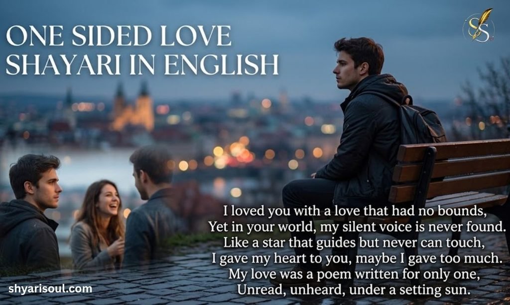 One Sided Love Shayari in English