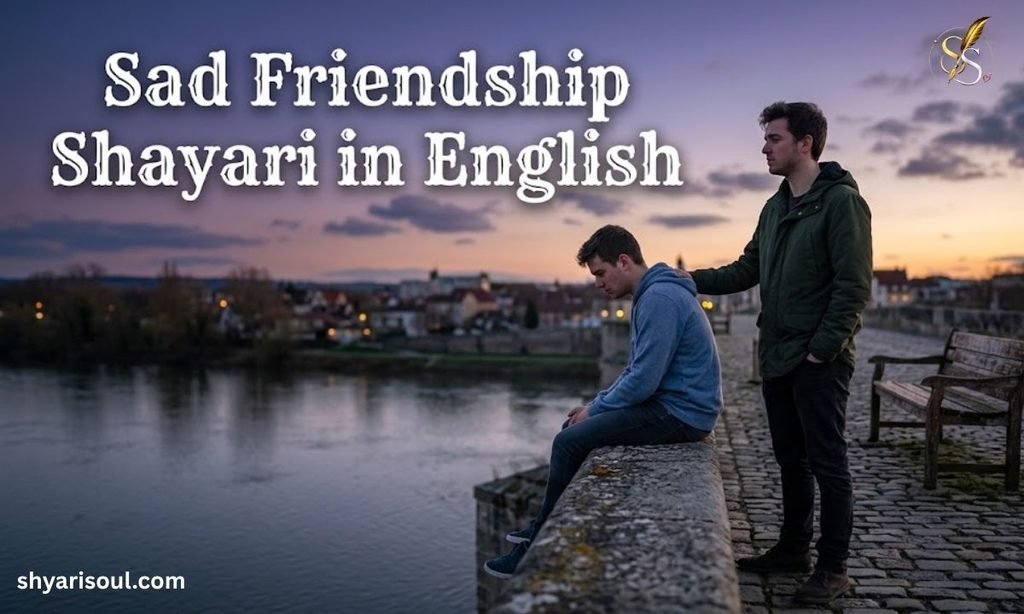 Sad Friendship Shayari in English