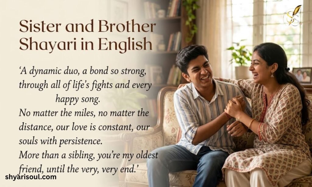 Sister and Brother Shayari in English
