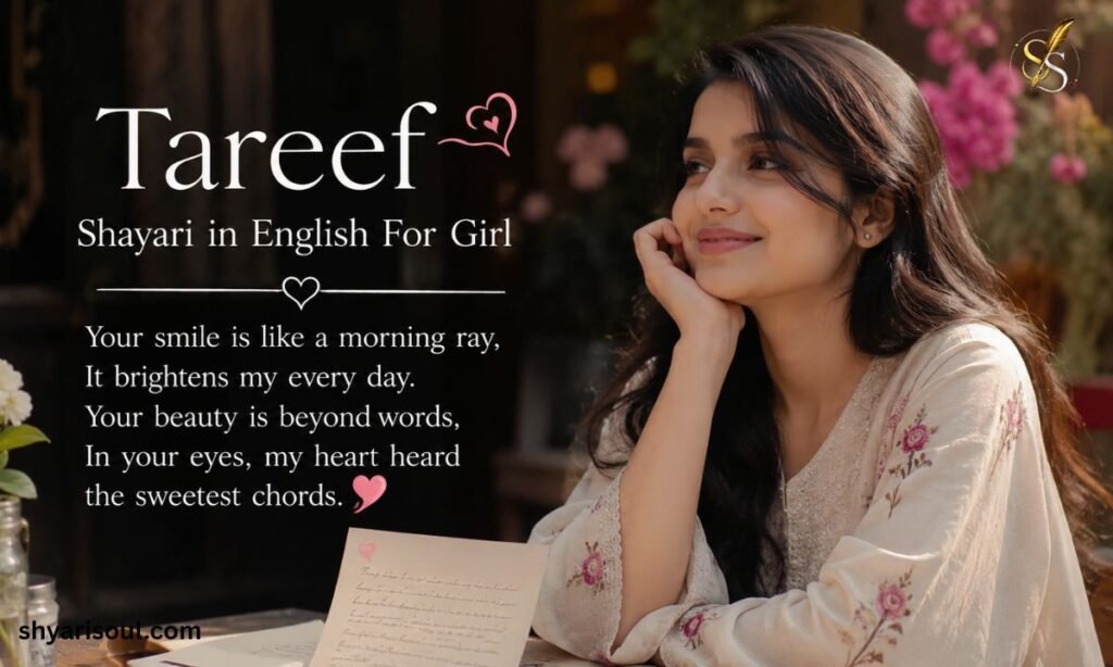 Tareef Shayari in English For Girl