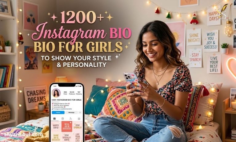 1200+ Instagram Bio for Girls to Show Your Style & Personality