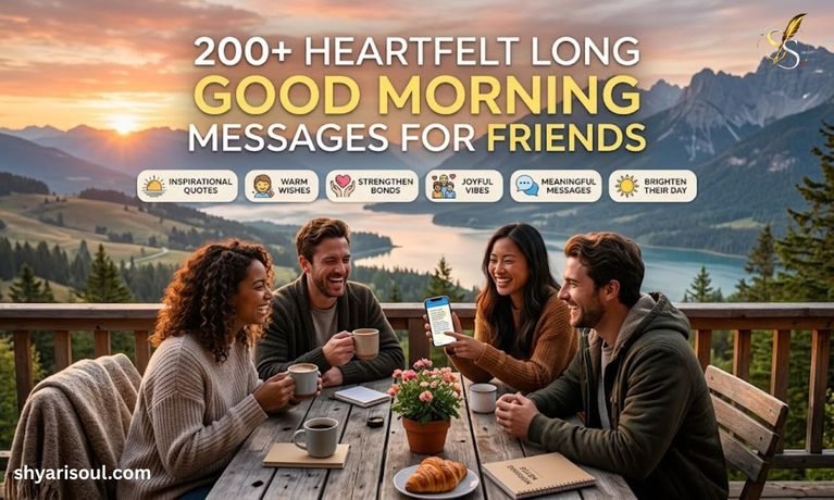200+ Heartfelt Long Good Morning Messages for Friends