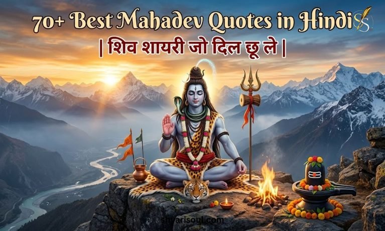 70+ Best Mahadev Quotes in Hindi शिव शायरी जो दिल छू ले