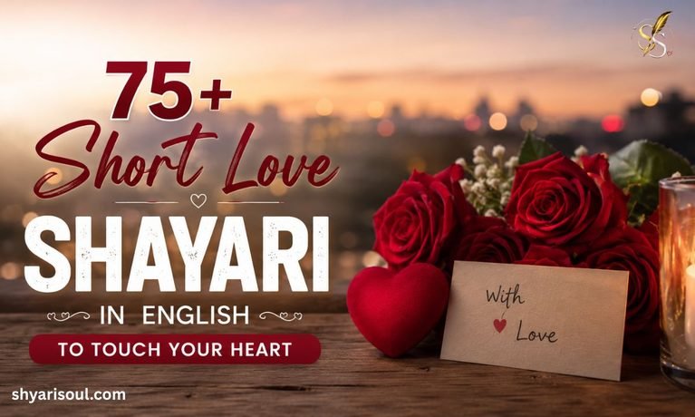 75+ Short Love Shayari in English to Touch Your Heart