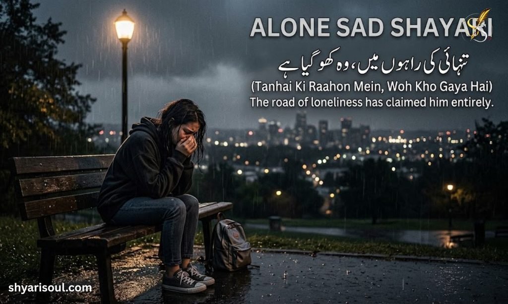 Alone Sad Shayari in English Hindi