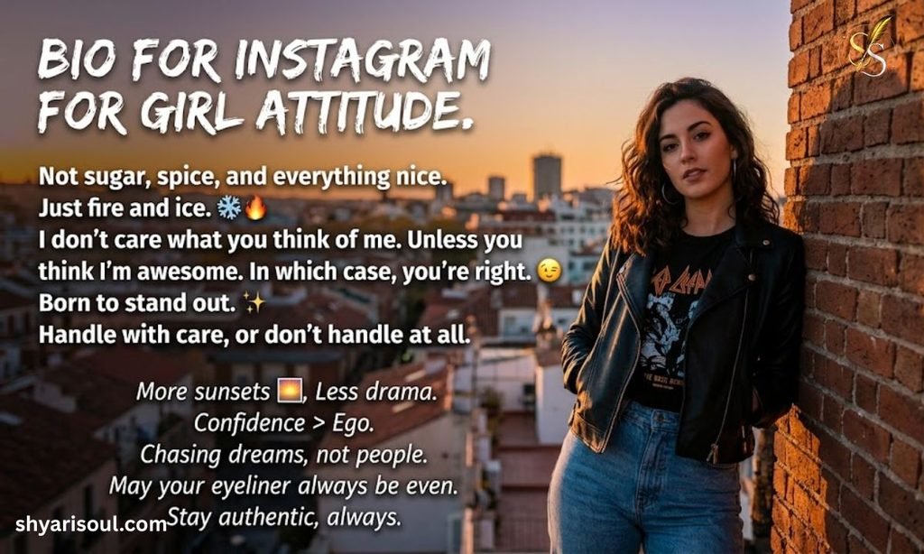 Bio For Instagram For Girl Attitude