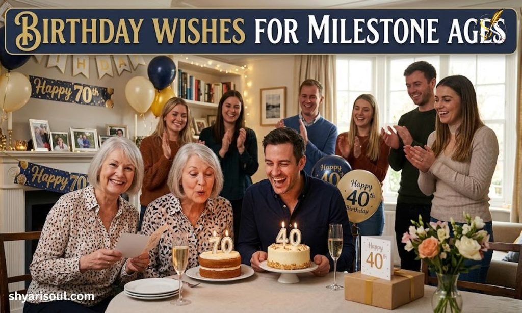 Birthday Wishes for Milestone Ages