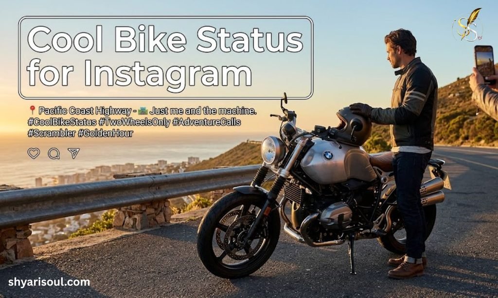 Cool Bike Status for Instagram