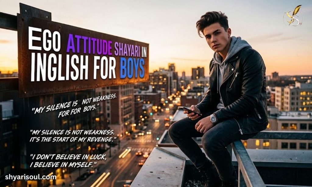 Ego Attitude Shayari in English for Boys