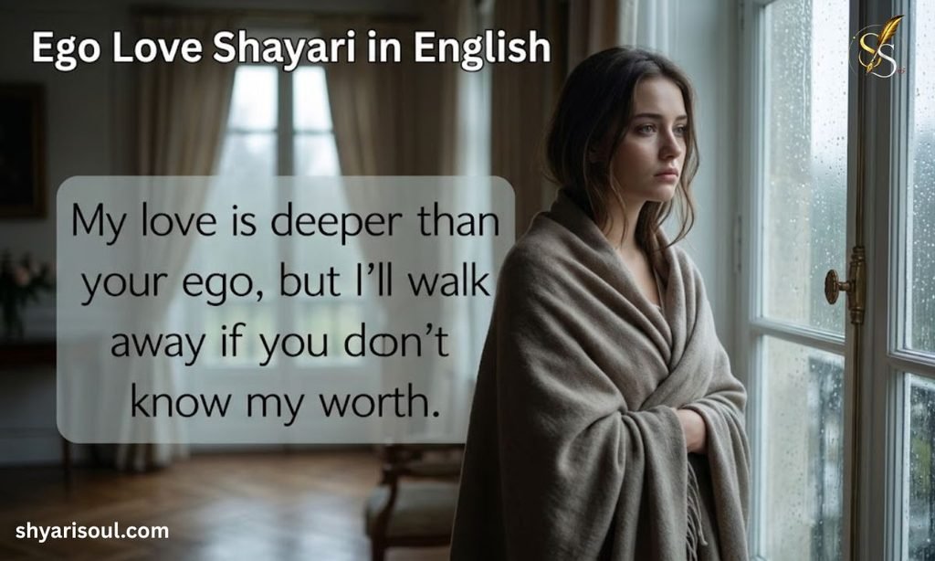 Ego Love Shayari in English