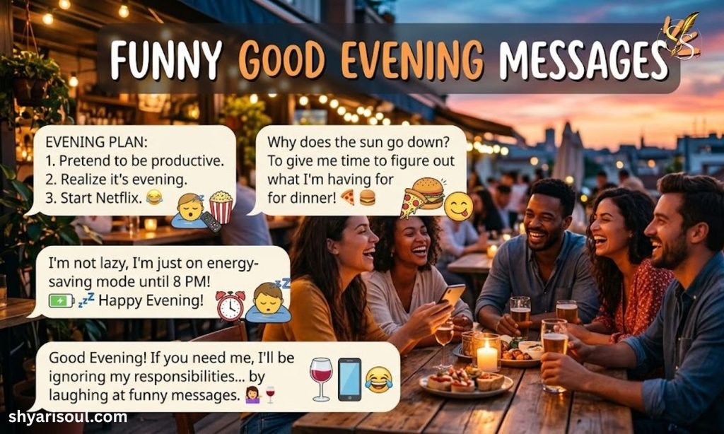 Funny Good Evening Messages