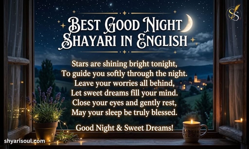 Best Good Night Shayari in English