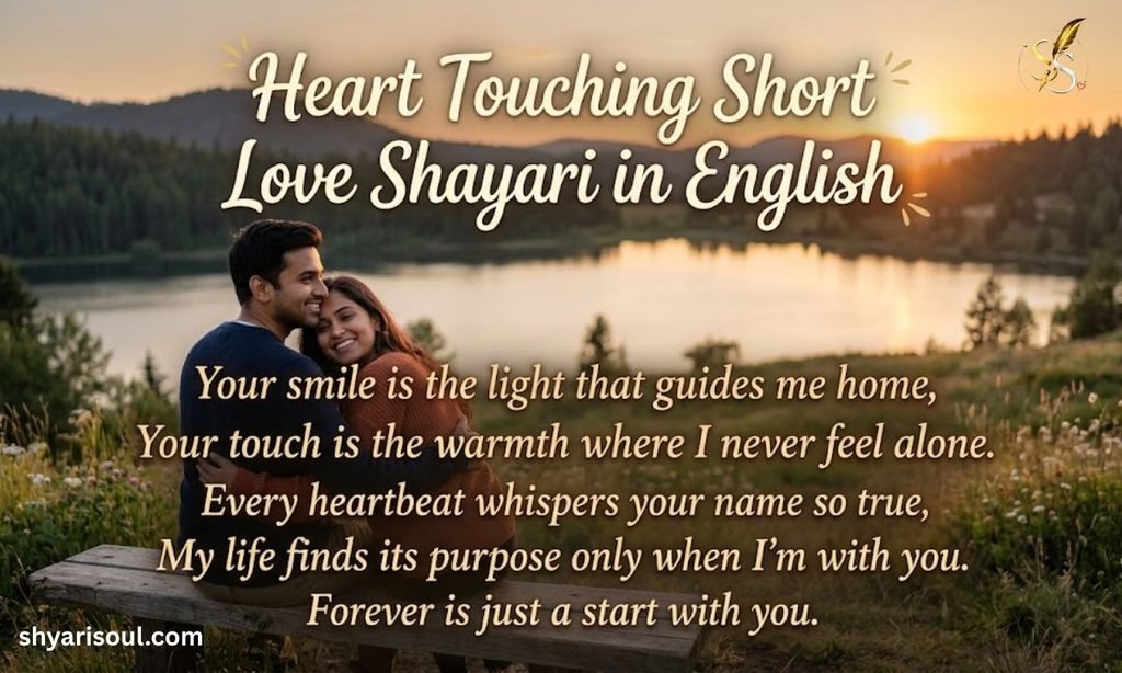 Heart Touching Short Love Shayari in English