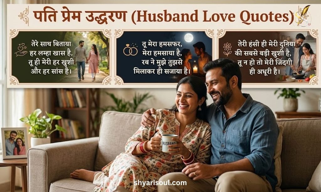 Husband Love Quotes in Hindi