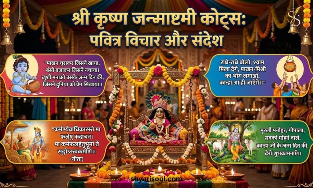 Krishna Janmashtami Quotes in Hindi