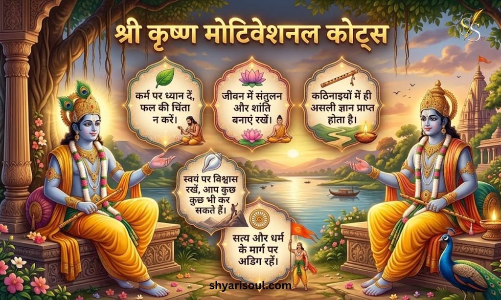 Krishna Motivational Quotes in Hindi
