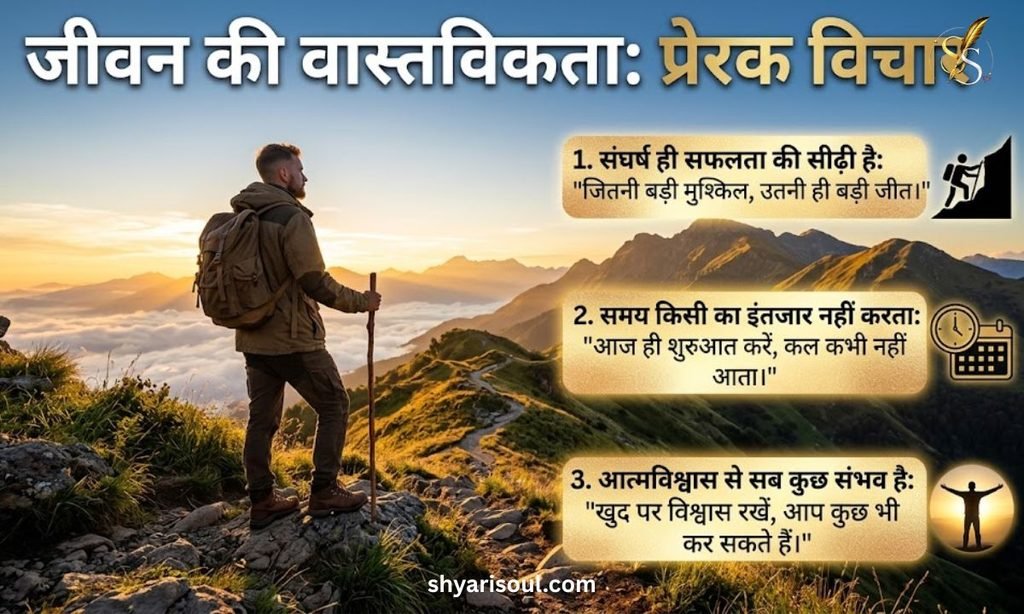 Life Reality Motivational Quotes in Hindi