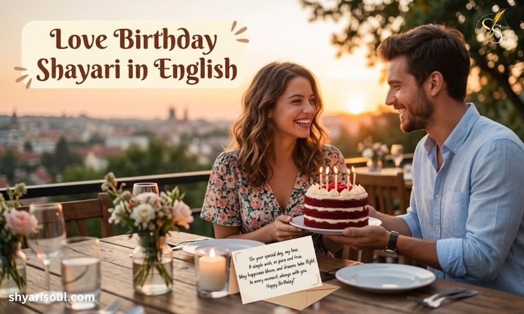 Love Birthday Shayari in English