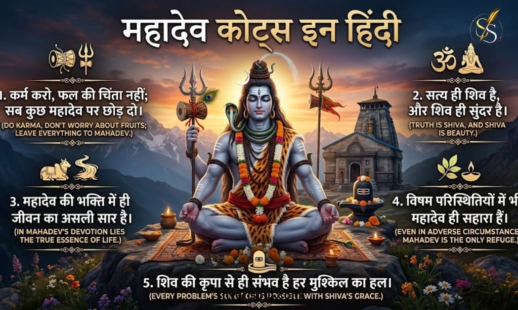 Mahadev Quotes in Hindi