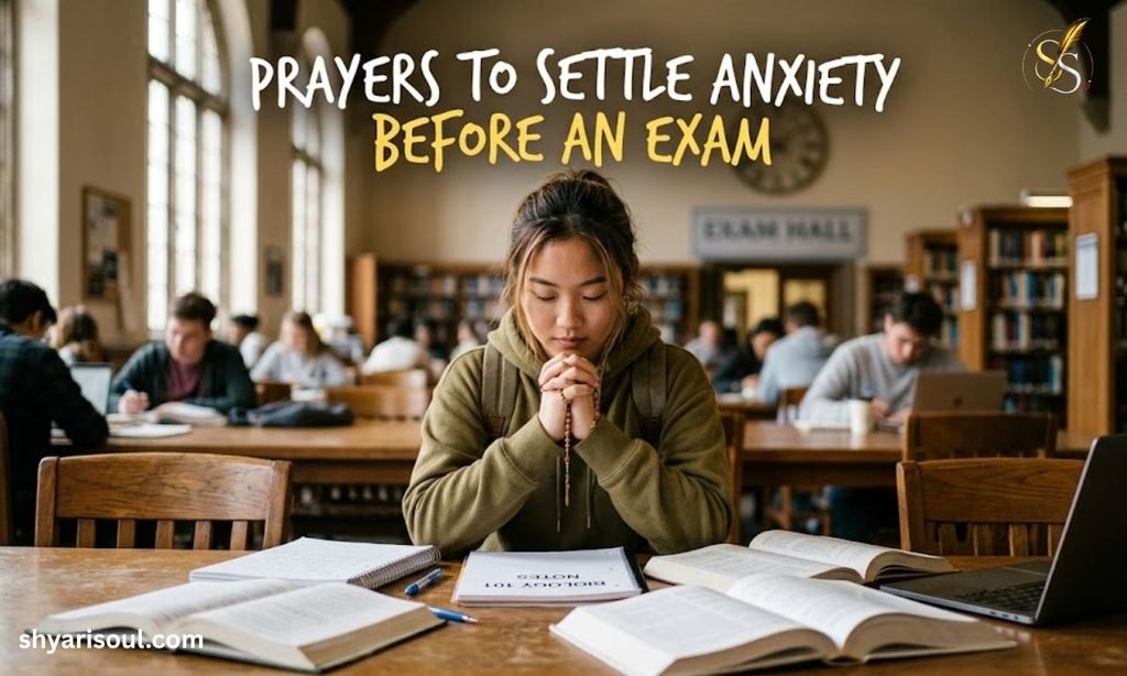 Prayers to Settle Anxiety Before an Exam