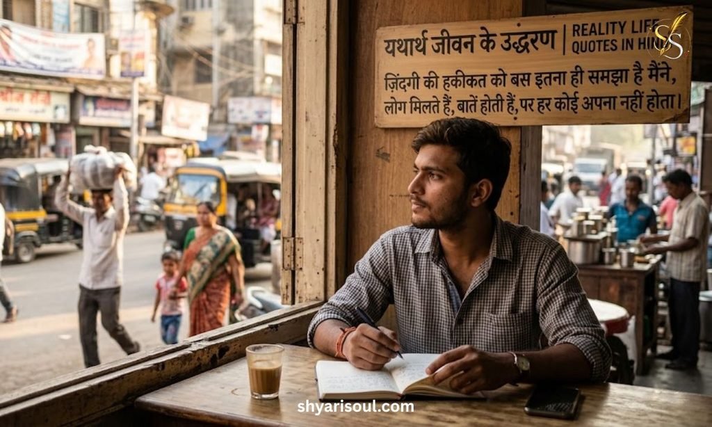 Reality Life Quotes in Hindi 2 line