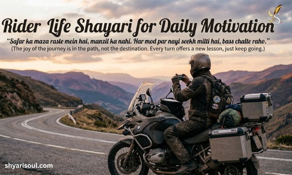 Rider Life Shayari for Daily Motivation