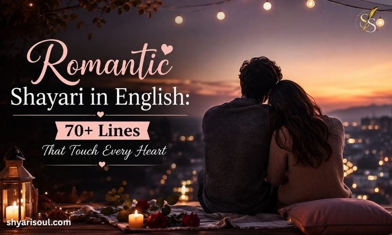Romantic Shayari in English 70+ Lines That Touch Every Heart