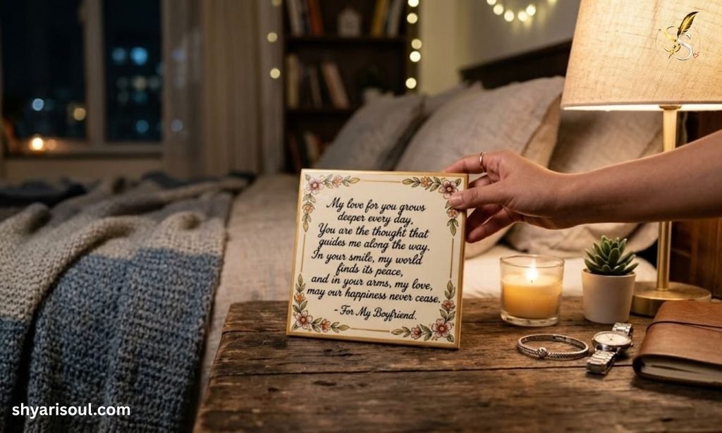 Romantic Shayari in English For Boyfriend