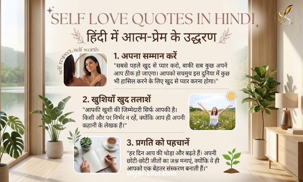 Self Love Quotes in Hindi