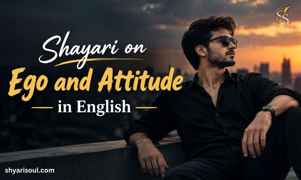 Shayari on Ego and Attitude in English
