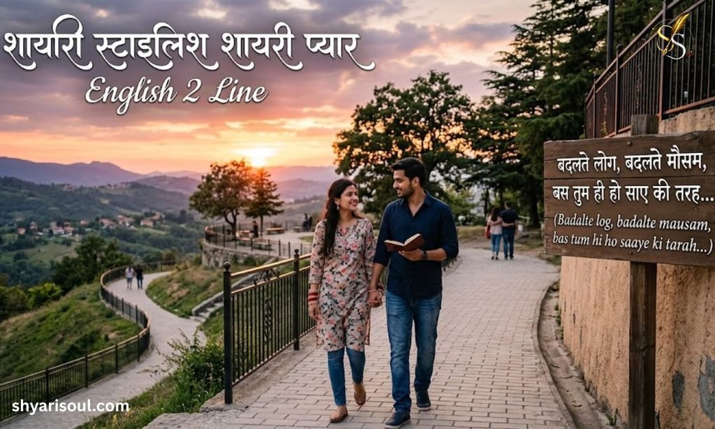 Shayri Stylish Shayari प्यार English 2 Line