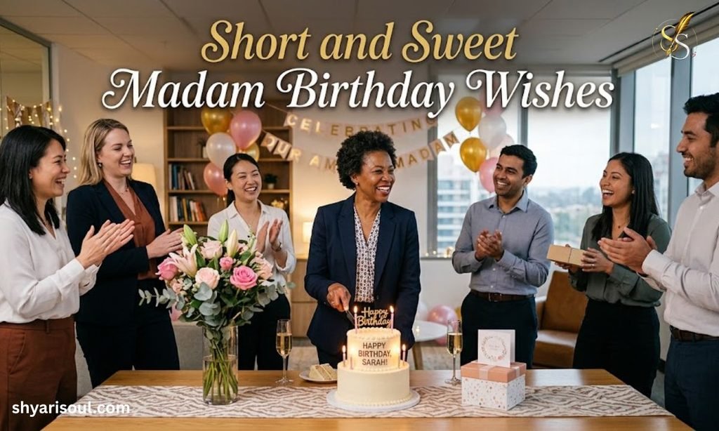 Short and Sweet Madam Birthday Wishes