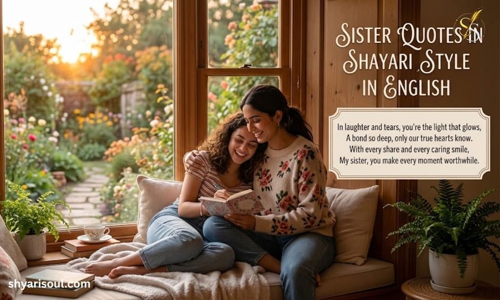 Sister Quotes in Shayari Style in English