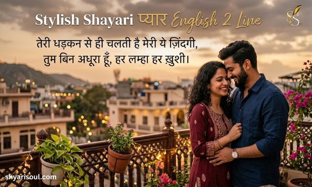 Stylish Shayari प्यार English 2 Line