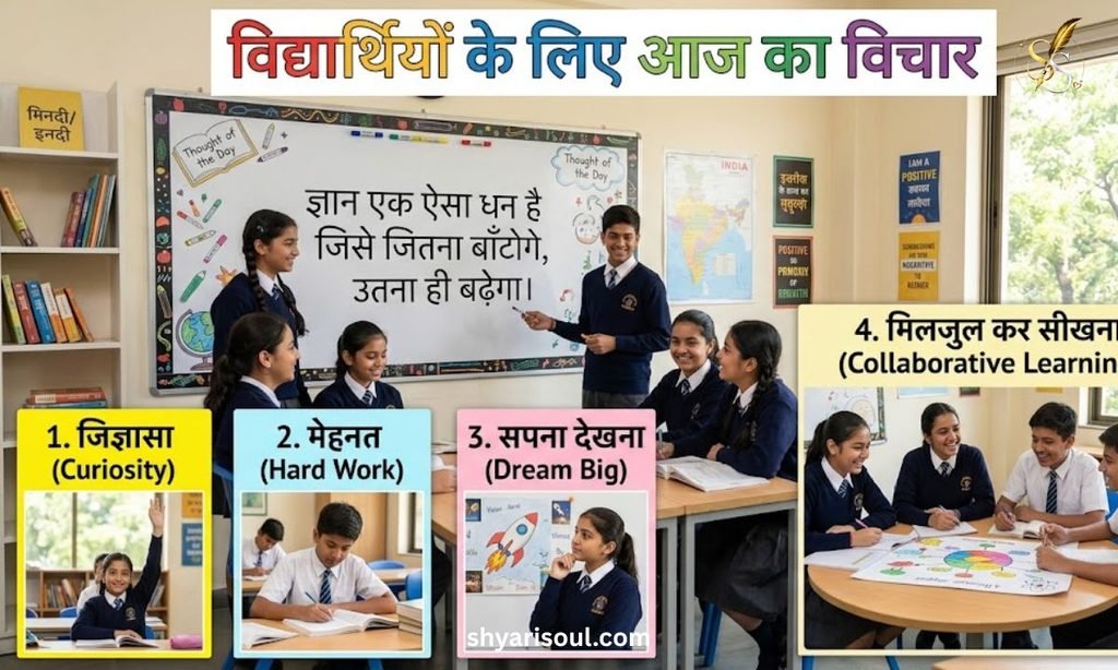Thought of the Day for Students in Hindi