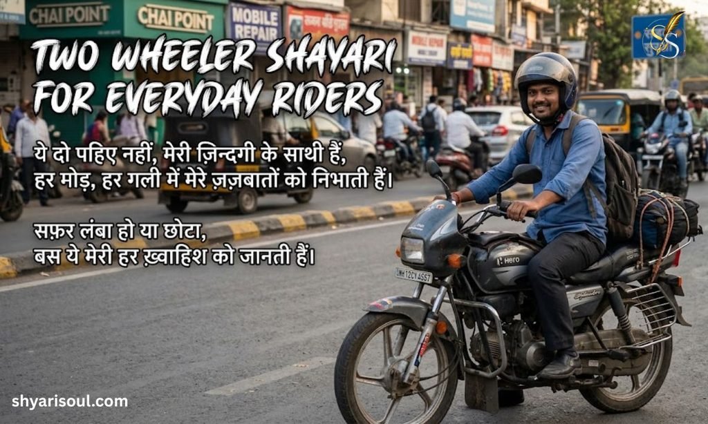 Two Wheeler Shayari for Everyday Riders